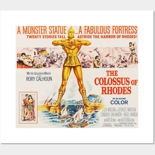 The colossus of rhodes Wall Art by tdK